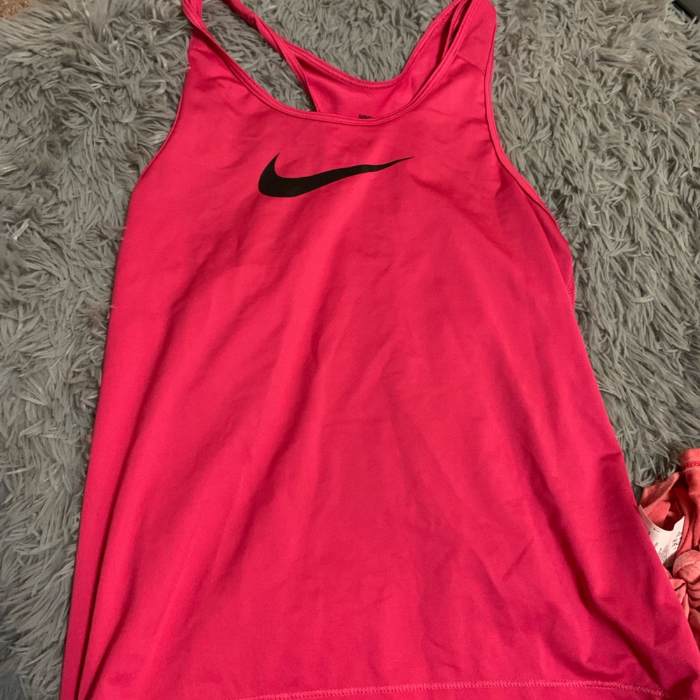 Nike pink tank top